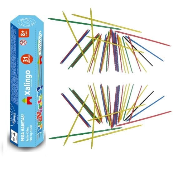 Juego mesa palitos chinos plastico