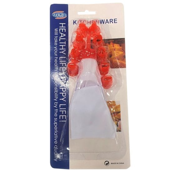 Decorador torta manga pvc con 10 picos