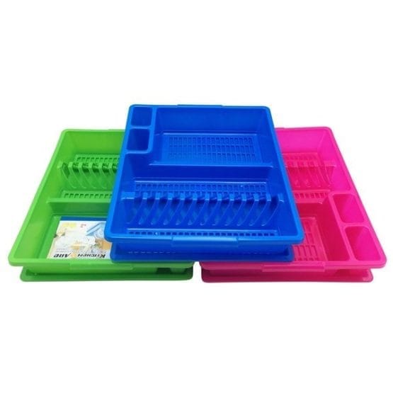 Escurridor platos plastico con bandeja
