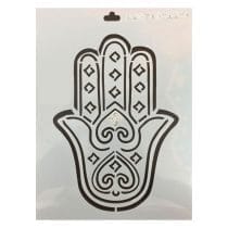 Stencil mano fatima