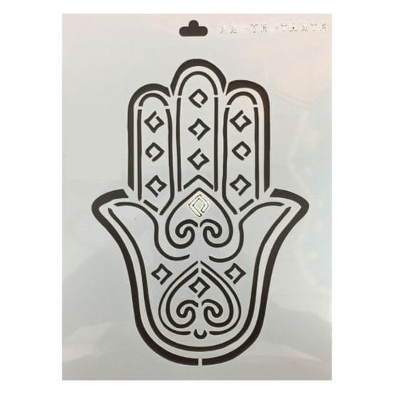 Stencil mano fatima