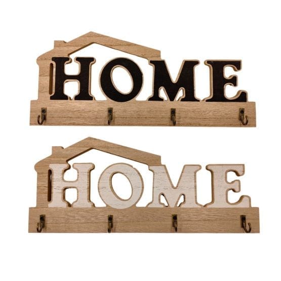 Perchero madera 4 ganchos