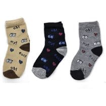 Medias cortas con diseño infantil