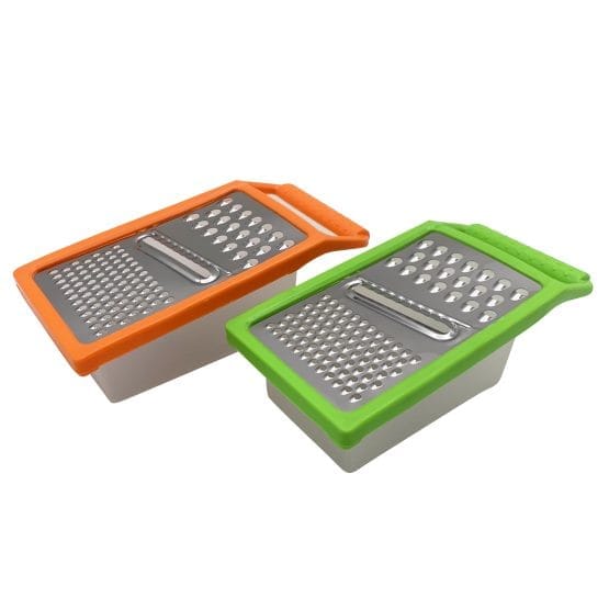 Rallador metal con deposito