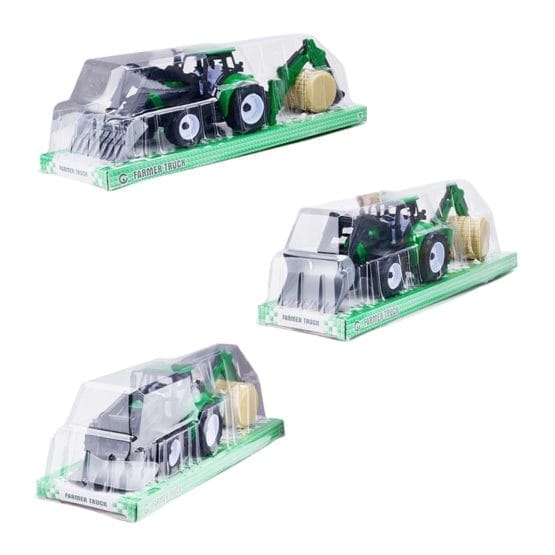 Tractor friccion con pala excavadora