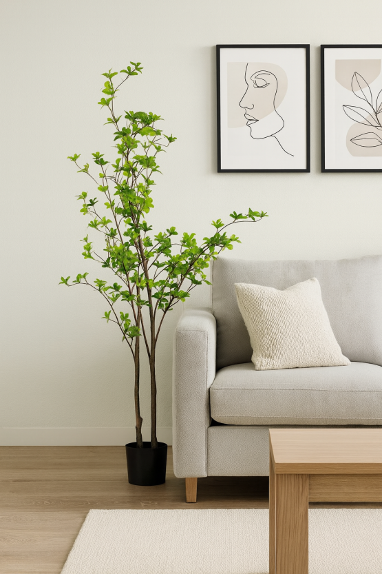 Arbol artificial cornus 120cm