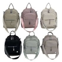 Mochila con correa estampada