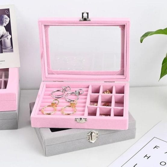 Organizador para joyas con visor