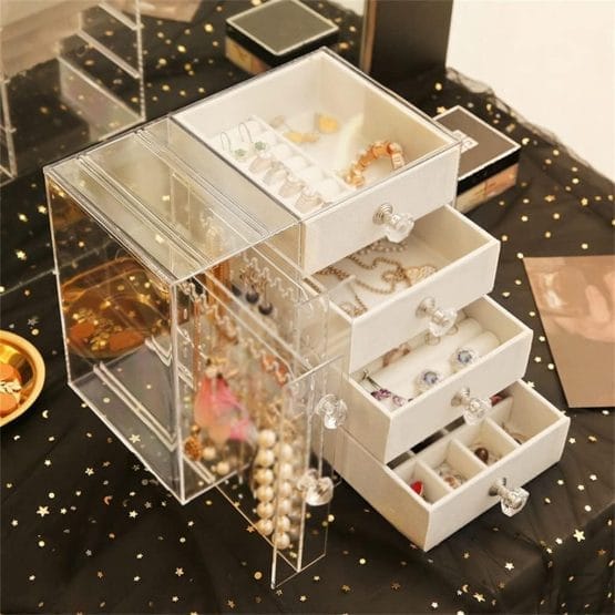 Organizador para joyas con cajones