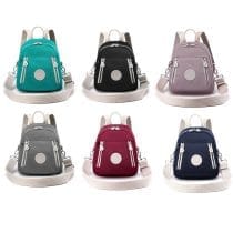 Mochila mini doble cierre frontal