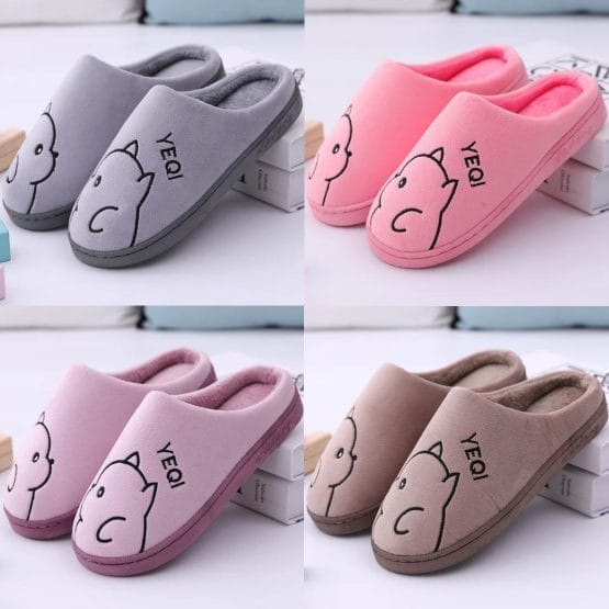 Pantuflas unisex animalitos