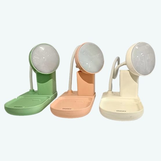 Lampara tactil colores pasteles recargable