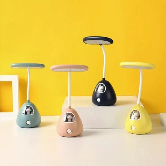 Lampara animalito en burbuja recargable