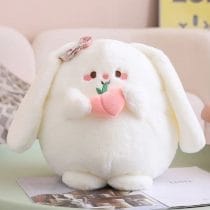 Peluche conejito con durazno 25 cm