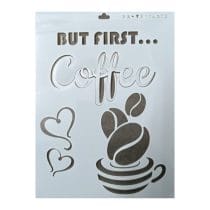 Stencil but first coffee