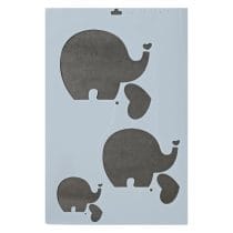 Stencil elefante
