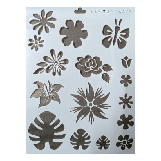 Stencil flores