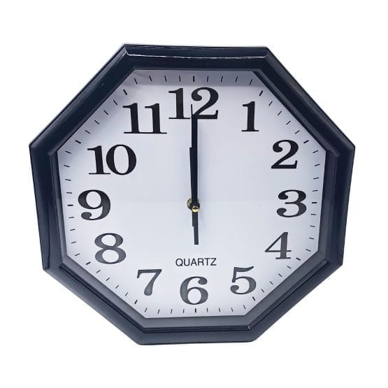 Reloj de pared hexagonal 29cm
