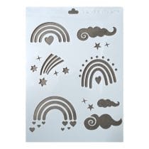 Stencil arcoiris varios