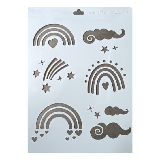 Stencil arcoiris varios