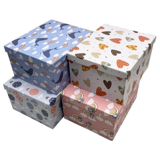 Caja de regalo rectangular con diseño 10.5×15.5