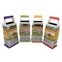 Rallador metal 4 lados asa plastico