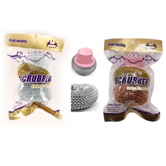 Esponja cocina x2 mango corto