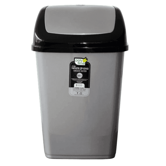 Papelera rectangular 10 lts