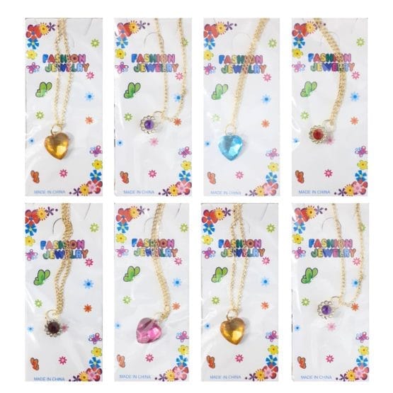 Collar infantil dije corazon