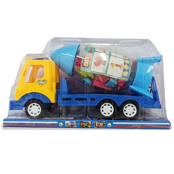 Camion con 30 bloques cohete en burbuja