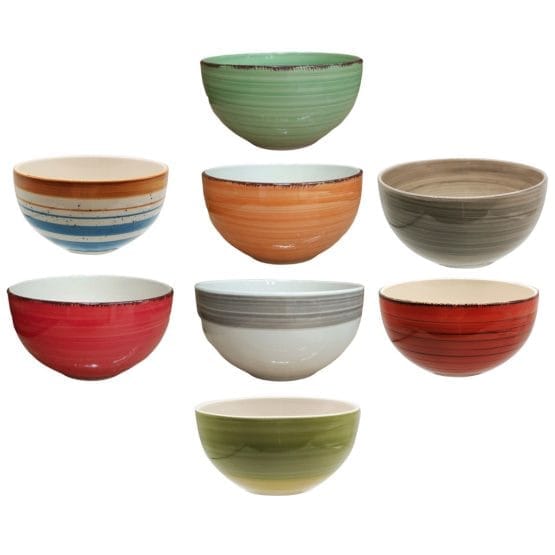 Bowl ceramica con diseño mediano 13.5x7cm