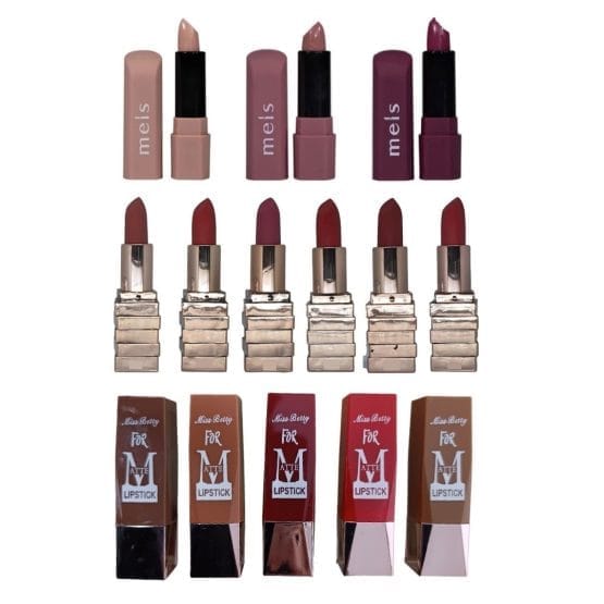 Labial mate tres modelos mels y miss betty