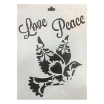 Stencil paloma de la paz