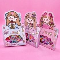 Gomitas para trenzas en cajita