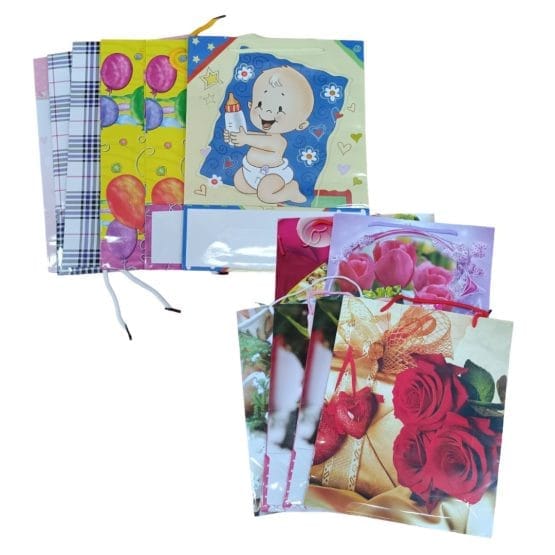 Bolsa de papel grande diseños surtidos