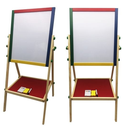 Pizarron doble grande borrador marcador