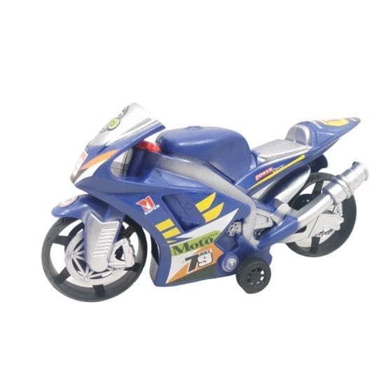 Moto a friccion deportiva en bolsa