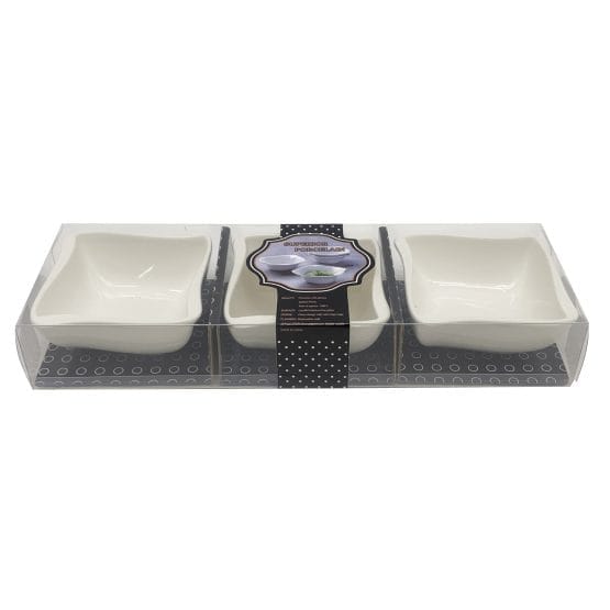 Copetinero bowl x 3 de ceramica