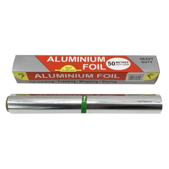 Papel aluminio 50mts en caja