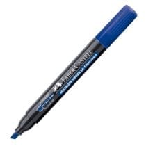 Marcador faber 54e bisel azul
