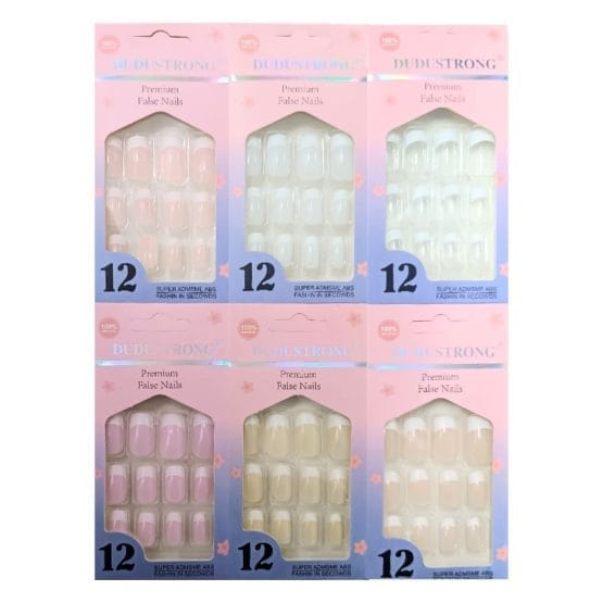 Uñas postizas francesitas