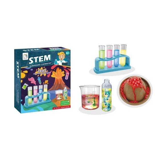 Juego de ciencia experimentos en caja