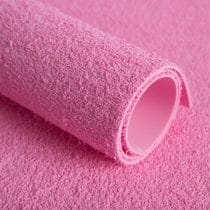 Goma eva plush rosada