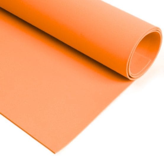 Goma eva fluor naranja