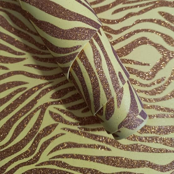 Goma eva glitter cebra oro glrp 022