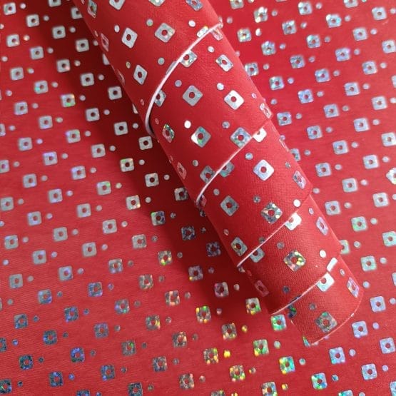 Goma eva holografica roja hq 001