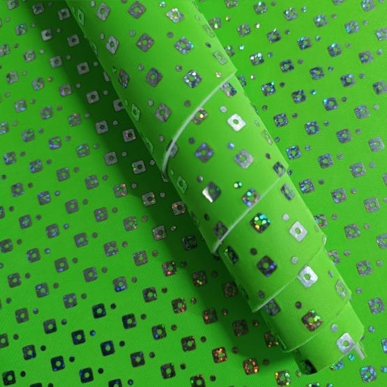 Goma eva holografica verde hq 008