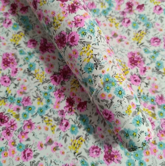 Goma eva flores rosa celeste flw cl 009