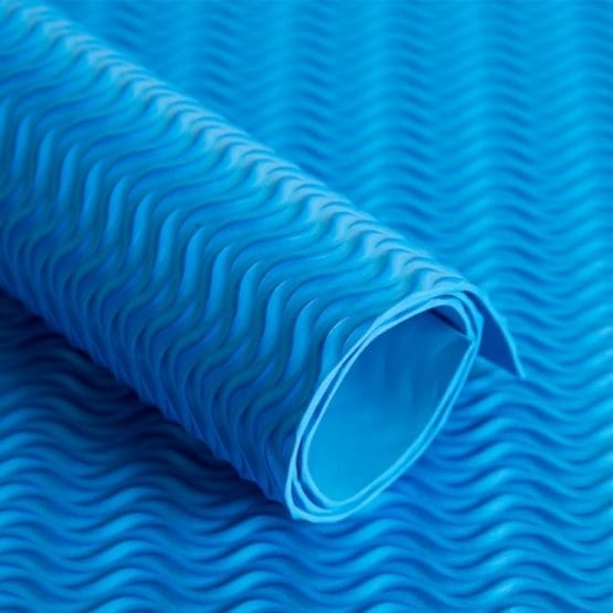 Goma eva ondulada celeste wav 019