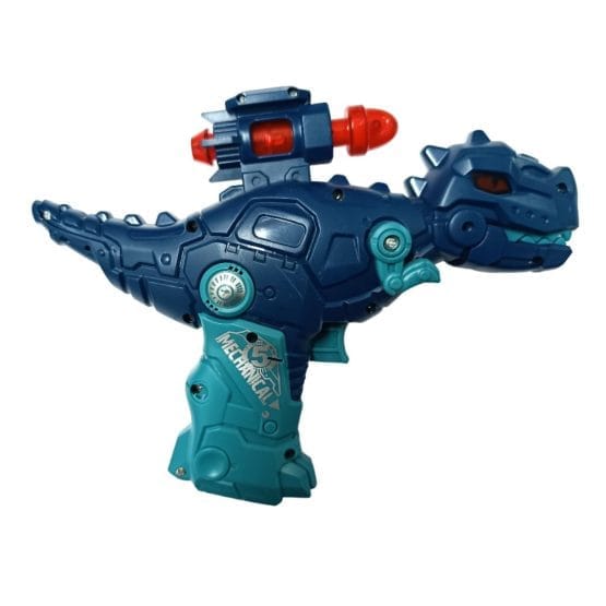 Arma con forma de dinosaurio